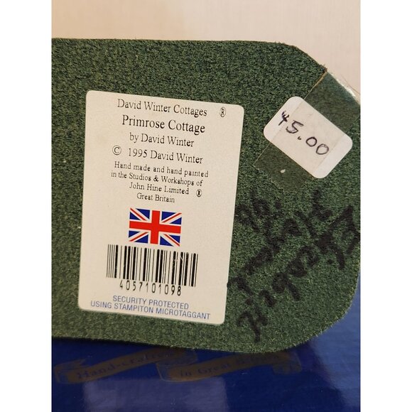 David Winter Cottages Primrose Cottage 1995 Handcrafted Collectible With Box - Picture 11 of 14